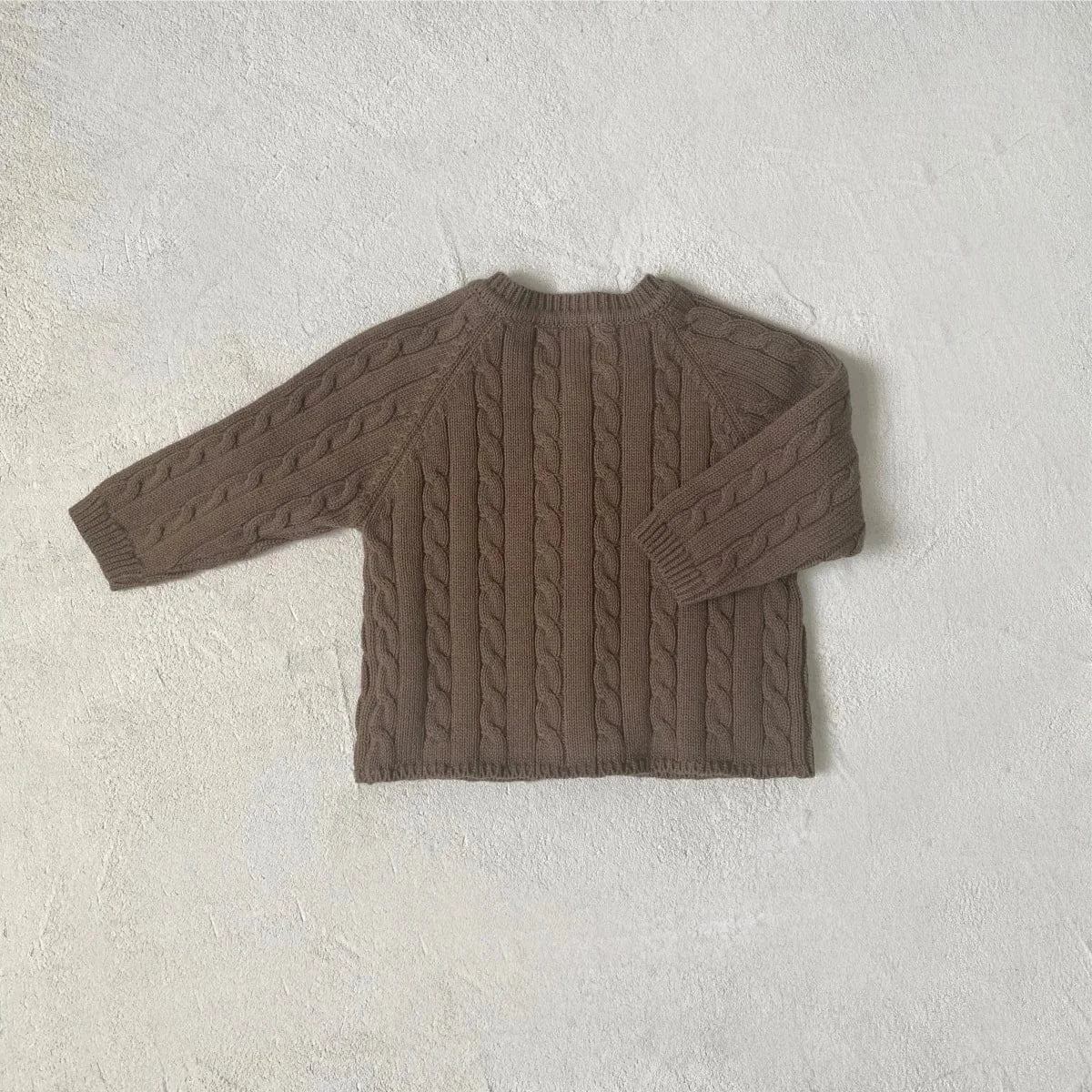 カーディガン・パーカー ベビーカーディガン アランニットケーブル編みカーディガンジャケット【mh0008739】