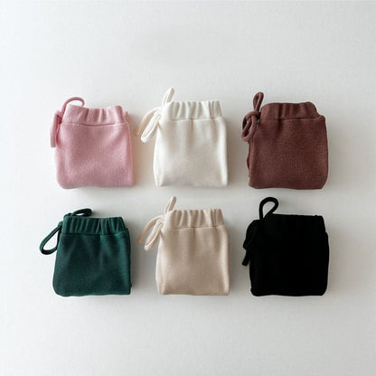 ロングパンツ・スウェットパンツ ベビーパンツ シンプルベーシックワイドルーズイージーパンツ【mh0009034】