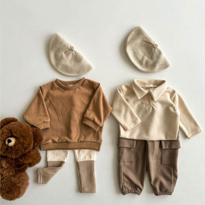 ロングパンツ・スウェットパンツ ベビーパンツ シンプルスウェットカーゴパンツ【mh0009036】