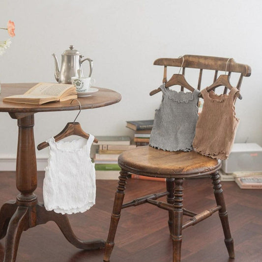 タンクトップ・キャミソール・ノースリーブトップス プリーツ加工ノースリーブタンクトップ【mh0009850】