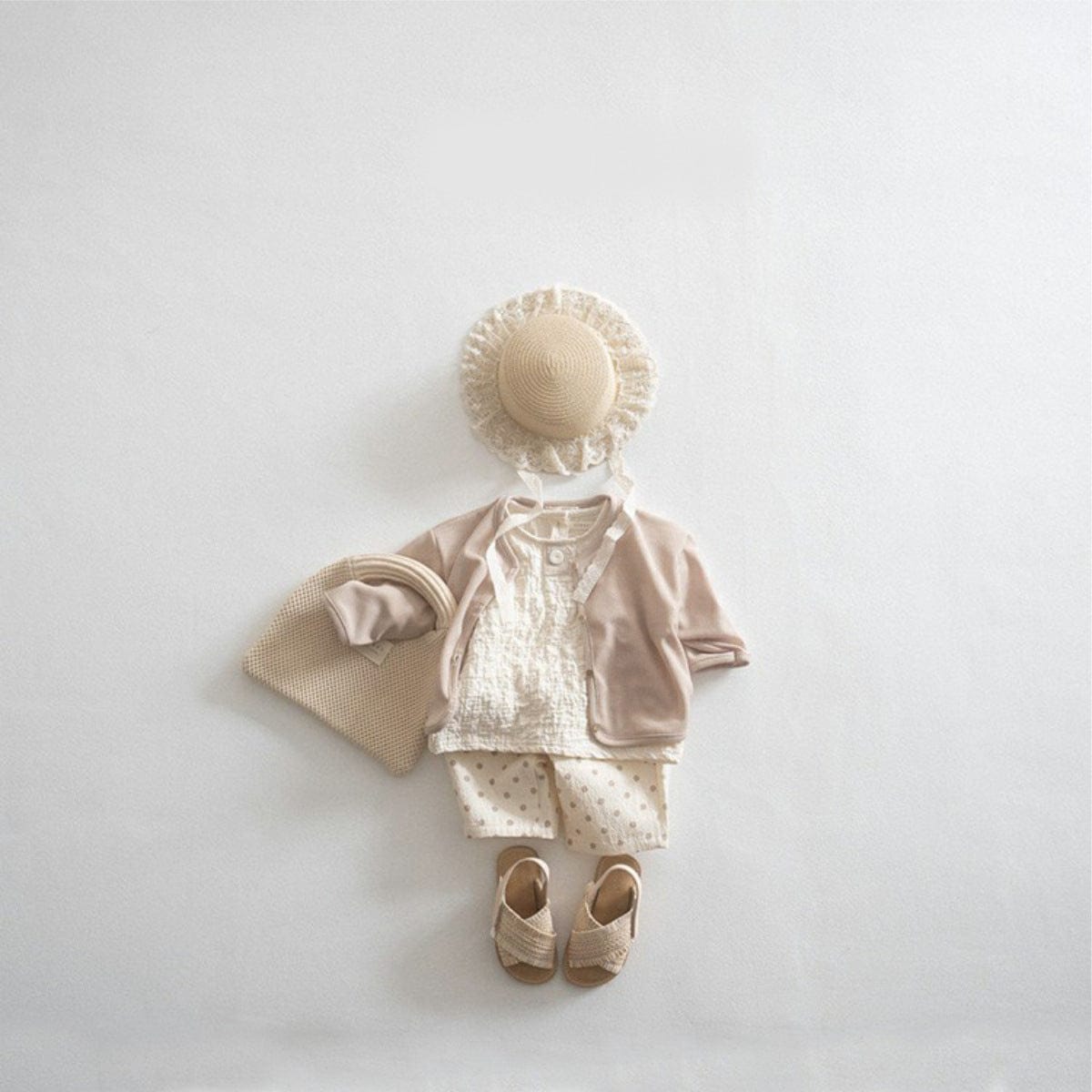 ロングパンツ・スウェットパンツ デニム/ストライプ/チェック/ドットサマーイージーパンツ【mh0009980】