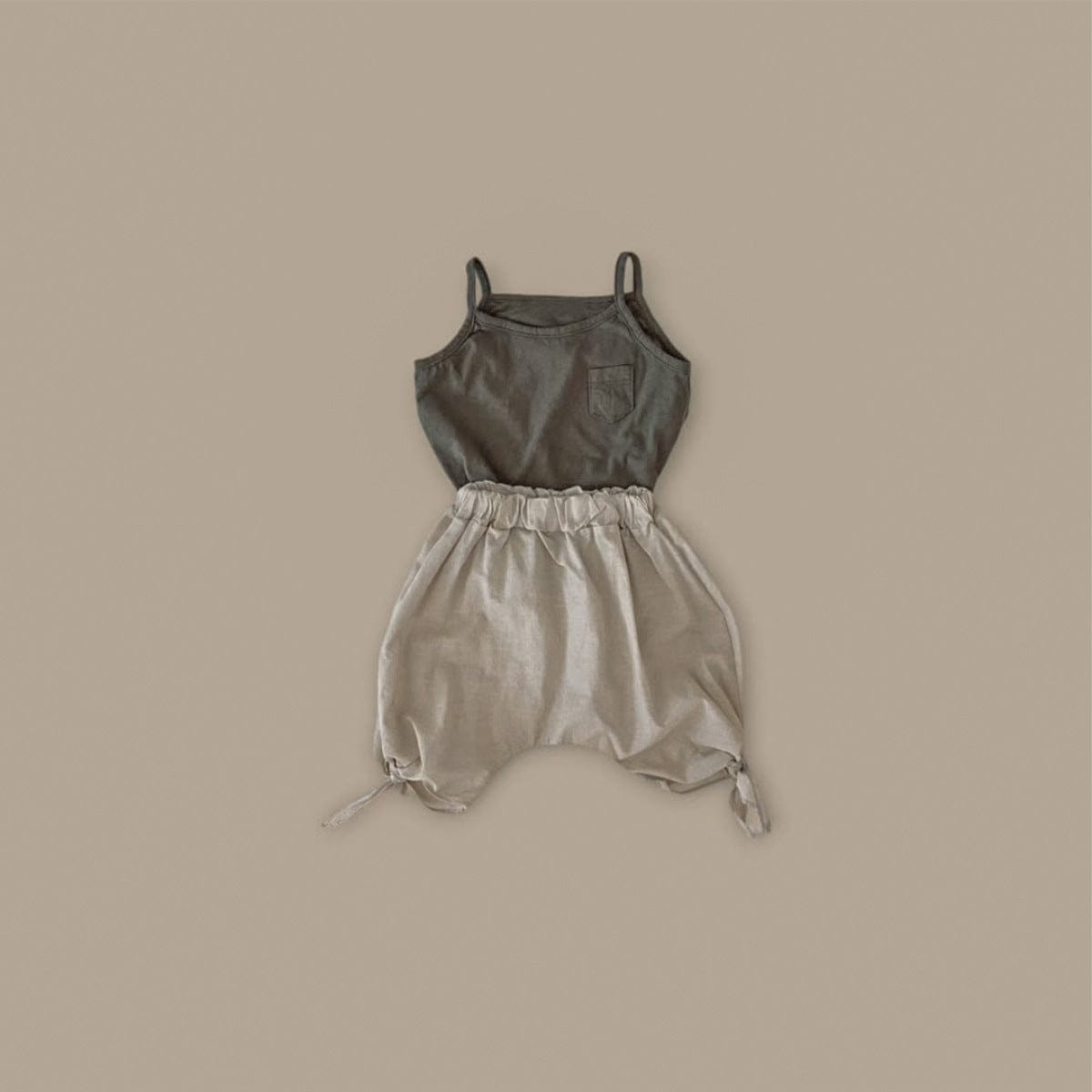 ハーフパンツ・ショートパンツ ドロストショートサルエルパンツ【mh0009988】