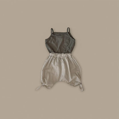 ハーフパンツ・ショートパンツ ドロストショートサルエルパンツ【mh0009988】