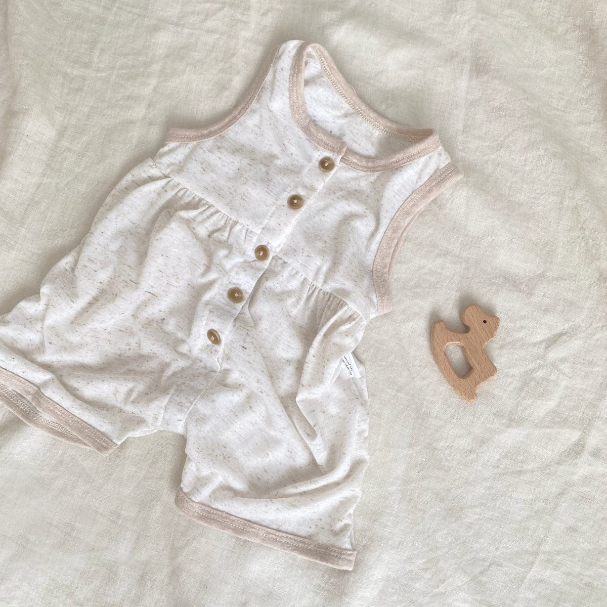 ノースリーブジャンプスーツ ノースリーブバイピングジャンプスーツ【mh0009995】