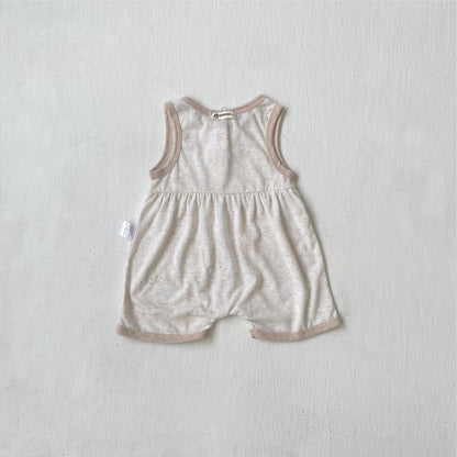 ノースリーブジャンプスーツ ノースリーブバイピングジャンプスーツ【mh0009995】