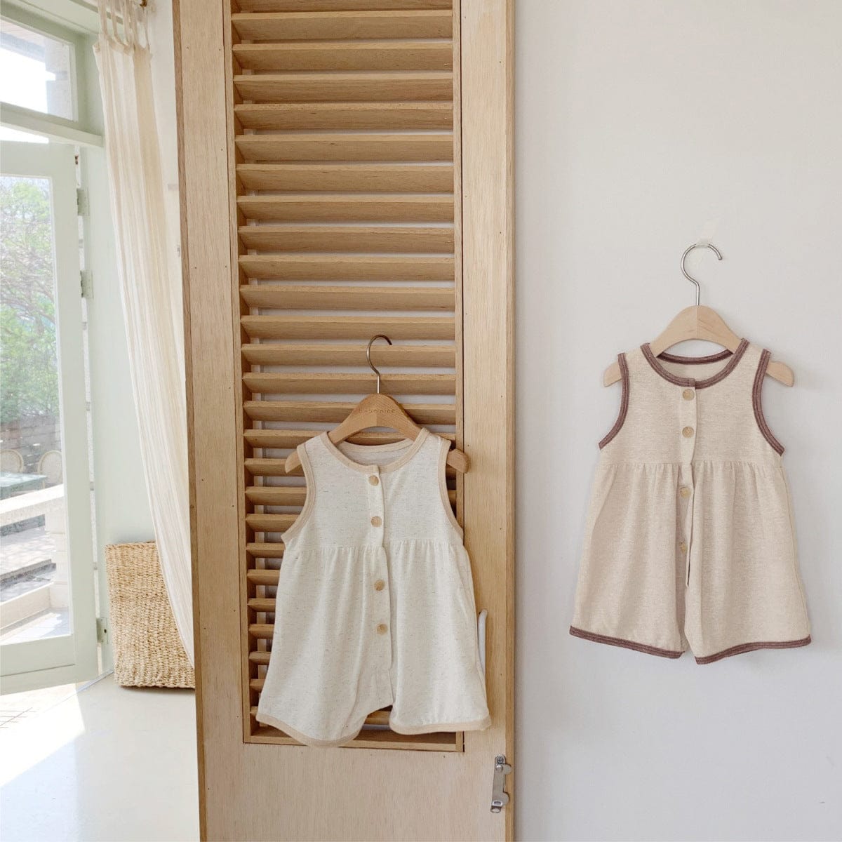 ノースリーブジャンプスーツ ノースリーブバイピングジャンプスーツ【mh0009995】