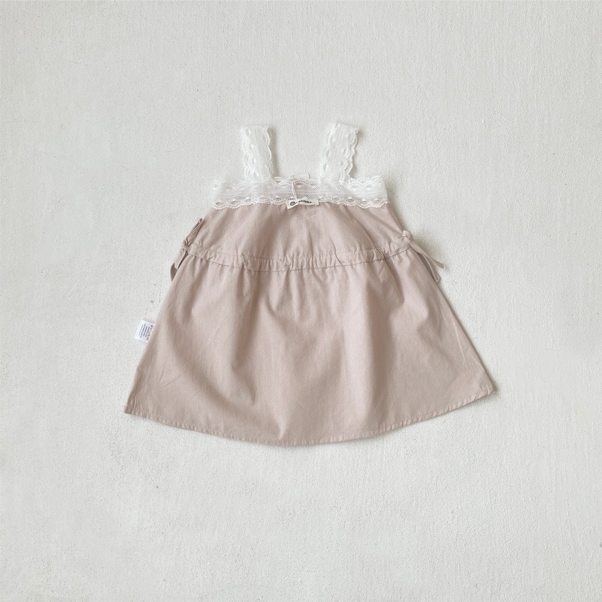 ノースリーブワンピース レースショルダードロストノースリーブワンピース【mh0009998】