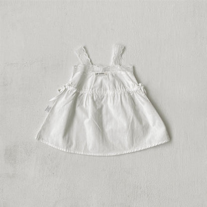 ノースリーブワンピース レースショルダードロストノースリーブワンピース【mh0009998】