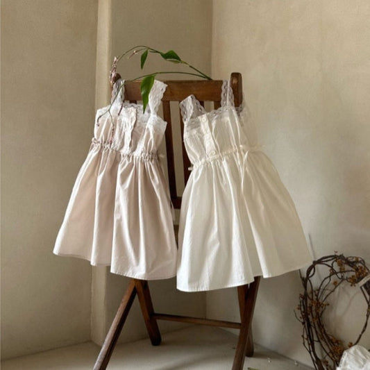 ノースリーブワンピース レースショルダードロストノースリーブワンピース【mh0009998】