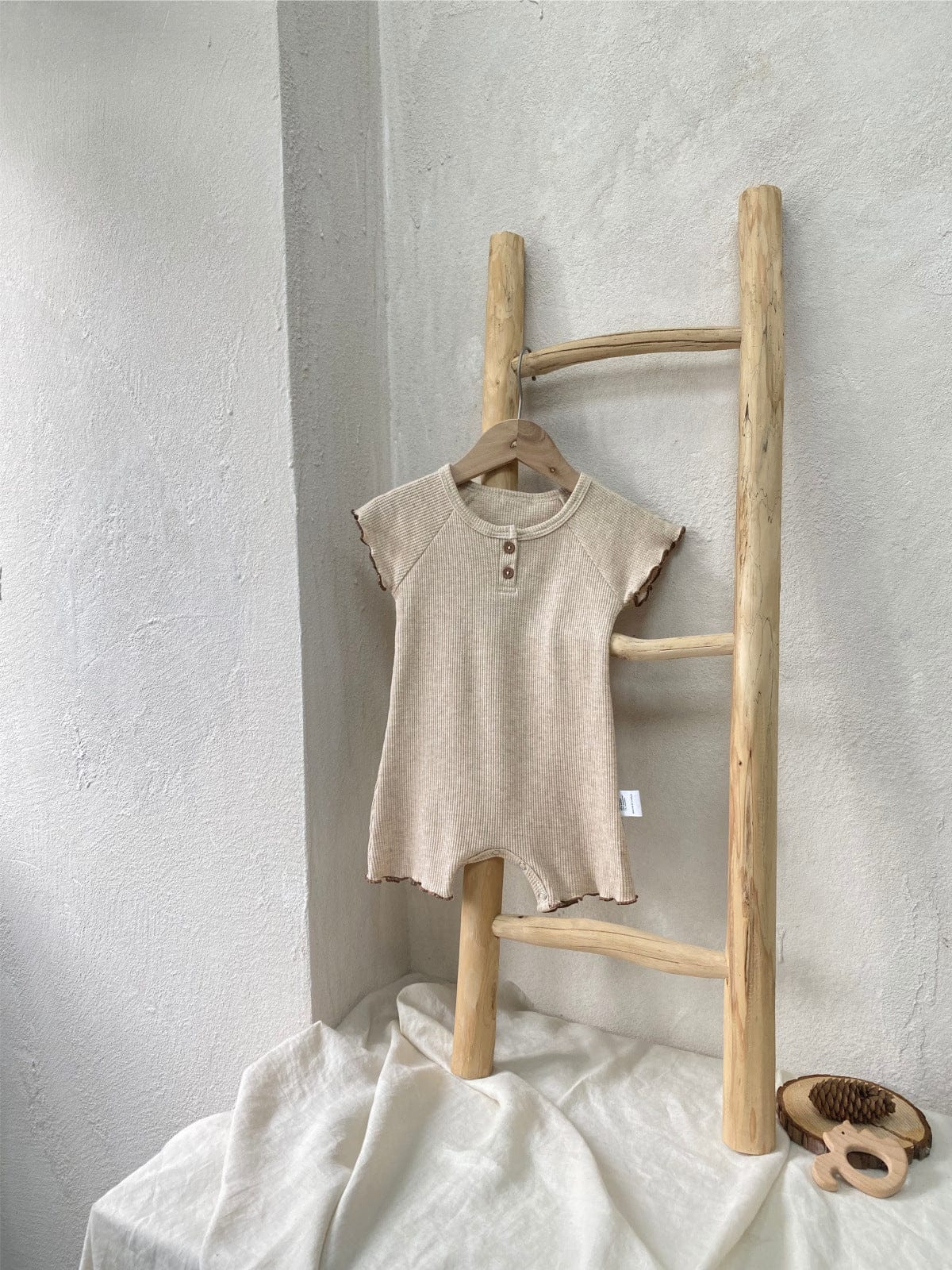 半袖ロンパース メロウフリル半袖ロンパース【mh0010001】