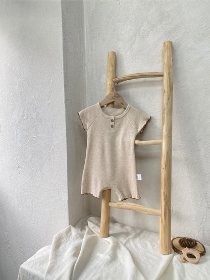 半袖ロンパース メロウフリル半袖ロンパース【mh0010001】