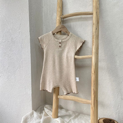 半袖ロンパース メロウフリル半袖ロンパース【mh0010001】