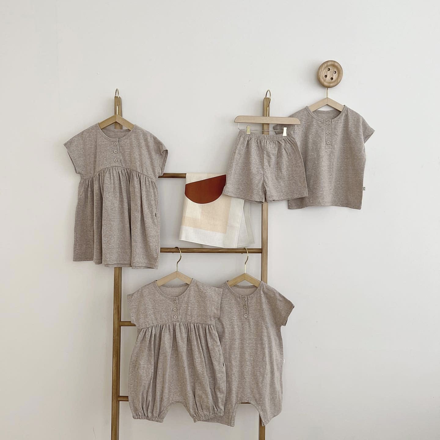 半袖ロンパース シンプルデイリー半袖ロンパース【mh0010008】