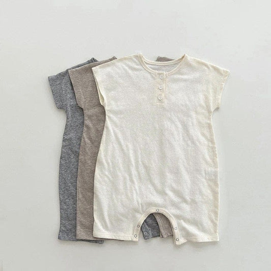 半袖ロンパース シンプルデイリー半袖ロンパース【mh0010008】