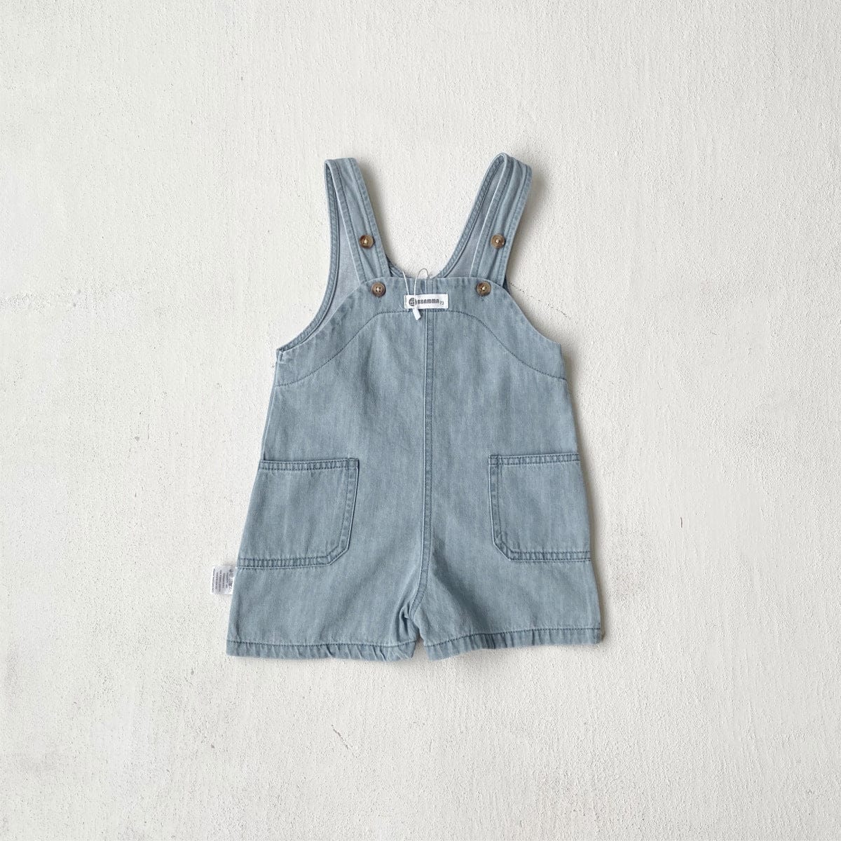 ノースリーブロンパース デニムノースリーブジャンプスーツ/ロンパース【mh0010605】