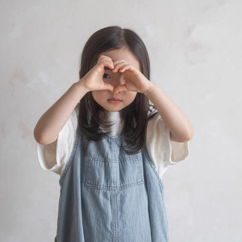 ノースリーブロンパース デニムノースリーブジャンプスーツ/ロンパース【mh0010605】