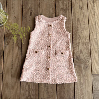 ノースリーブワンピース フロントリボンノースリーブワンピース【mh0010607】