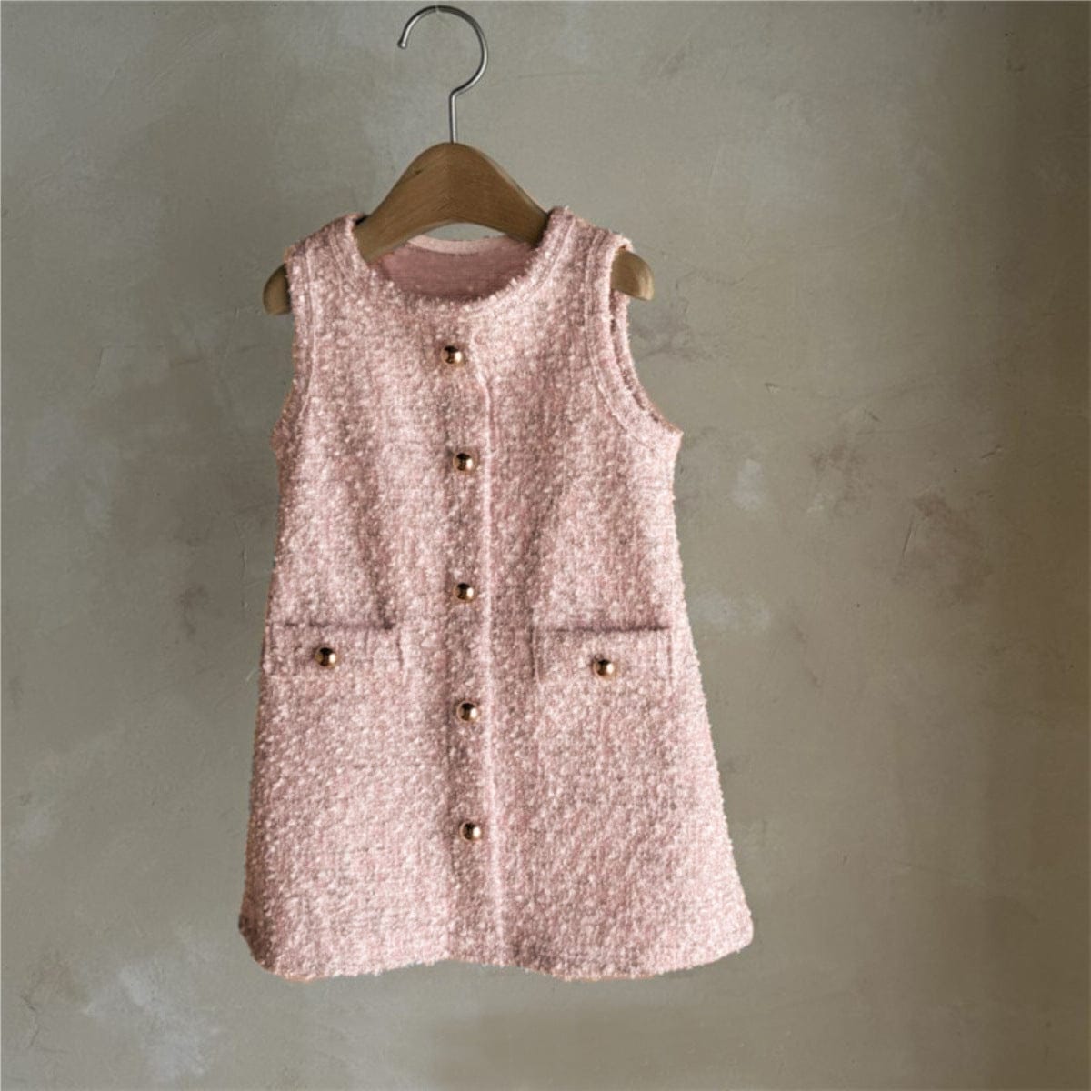 ノースリーブワンピース フロントリボンノースリーブワンピース【mh0010607】