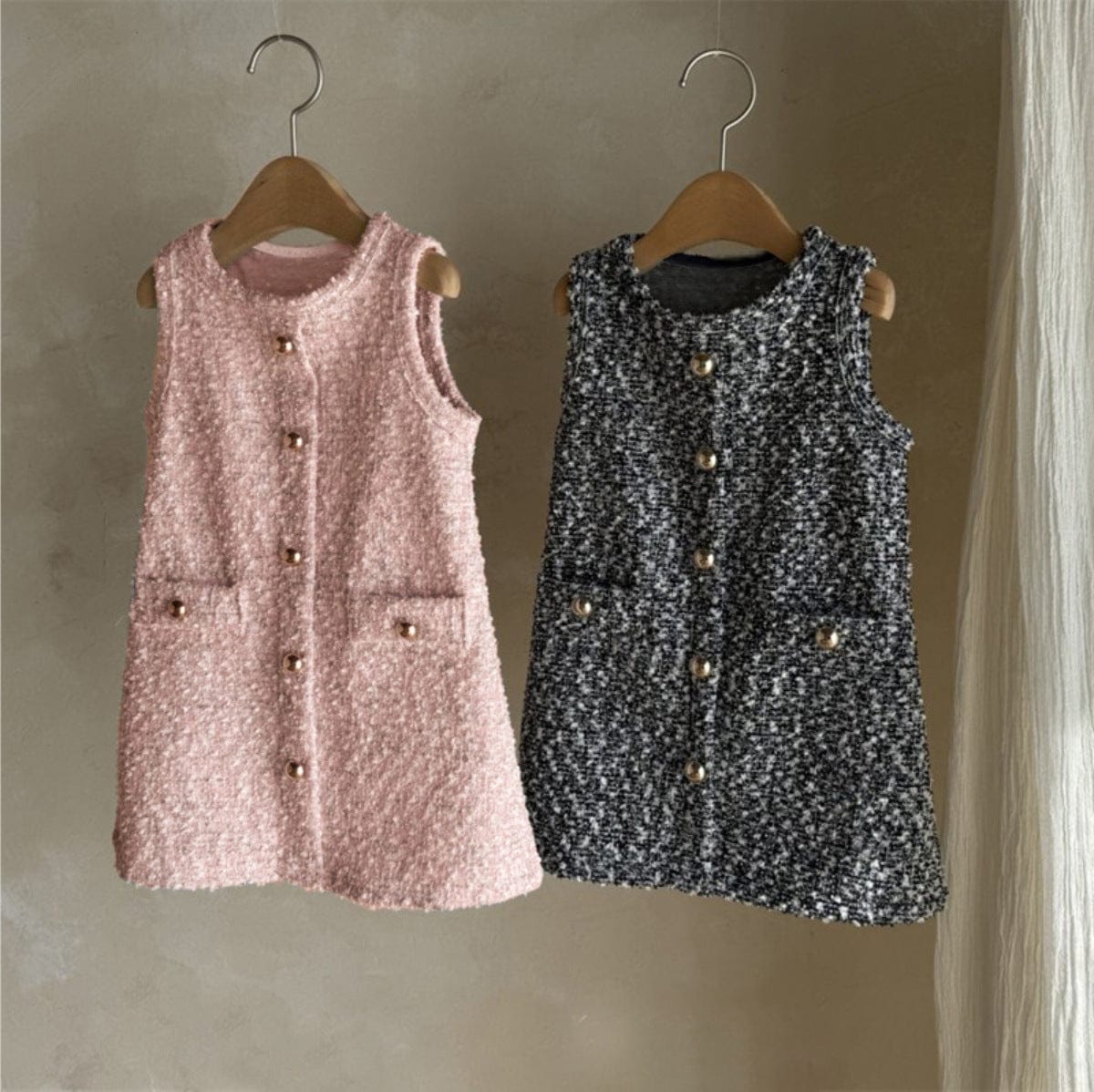 ノースリーブワンピース フロントリボンノースリーブワンピース【mh0010607】