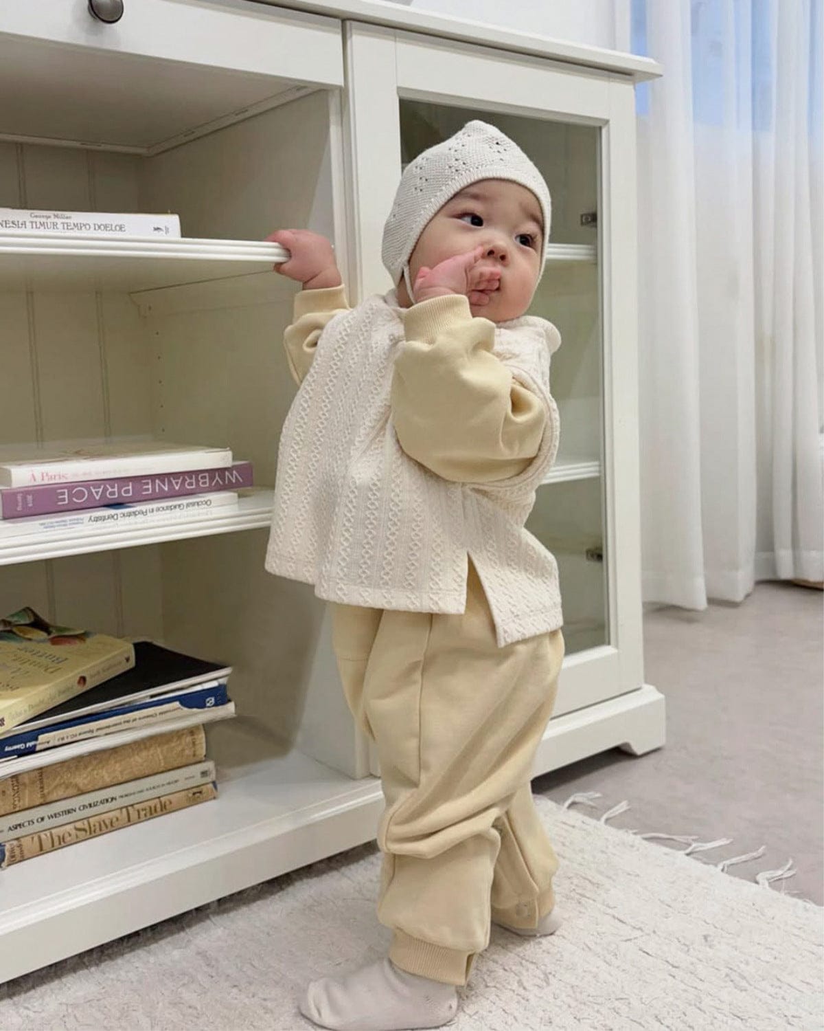 長袖ジャンプスーツ カンガルービッグポケット長袖ジャンプスーツロンパース【mh0010610】