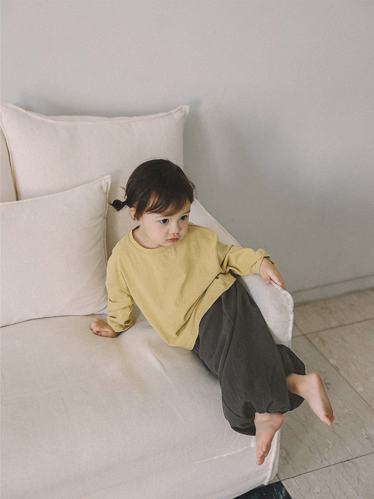 ロングパンツ・スウェットパンツ シンプルベーシックコットンハーレムパンツ【mh0010611】