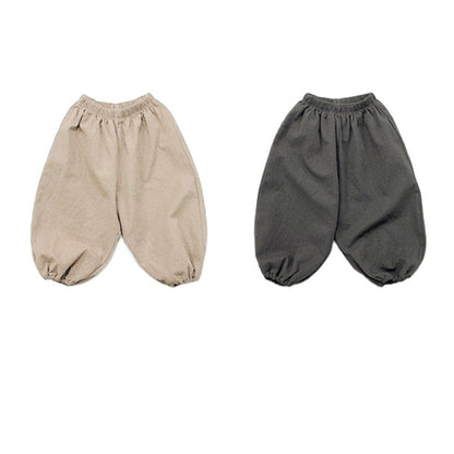 ロングパンツ・スウェットパンツ シンプルベーシックコットンハーレムパンツ【mh0010611】