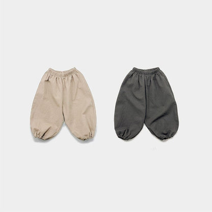 ロングパンツ・スウェットパンツ シンプルベーシックコットンハーレムパンツ【mh0010611】