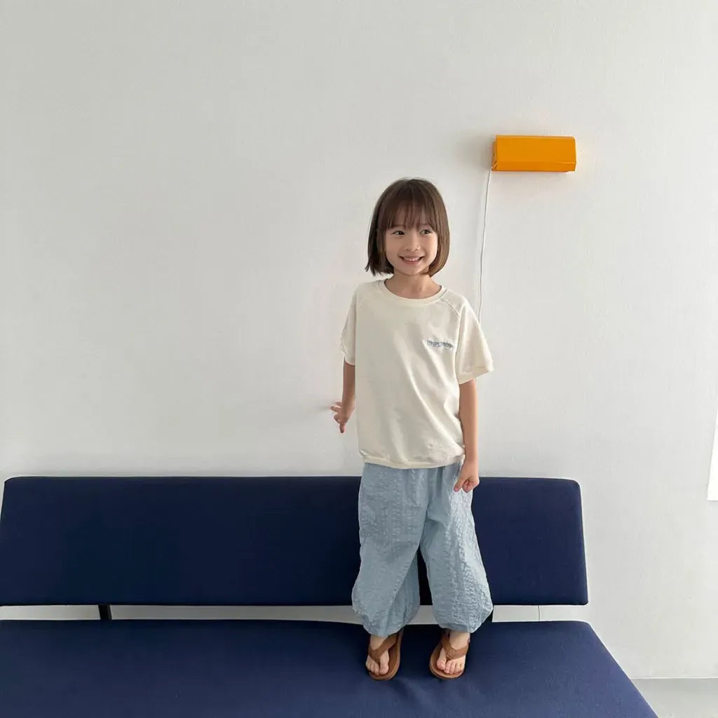 ロングパンツ・スウェットパンツ シアサッカーデイリーパンツ イージーパンツ【mh0011105】