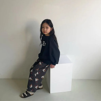 トレーナー・フーディ ロゴプリントクルーネックスウェットトレーナー【mh0011109】