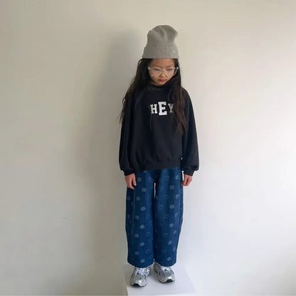 トレーナー・フーディ ロゴプリントクルーネックスウェットトレーナー【mh0011109】