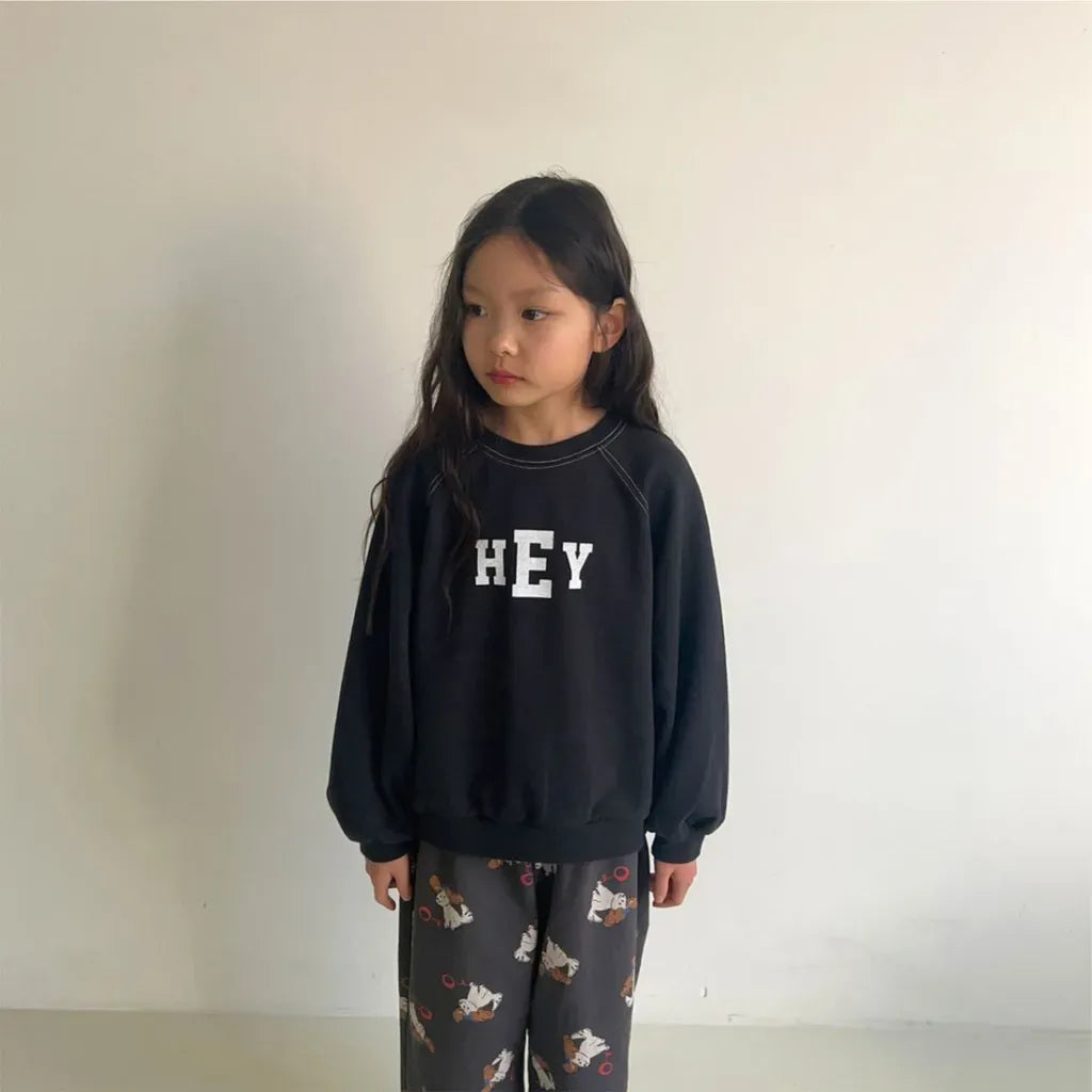 トレーナー・フーディ ロゴプリントクルーネックスウェットトレーナー【mh0011109】