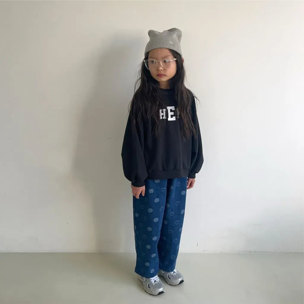 トレーナー・フーディ ロゴプリントクルーネックスウェットトレーナー【mh0011109】