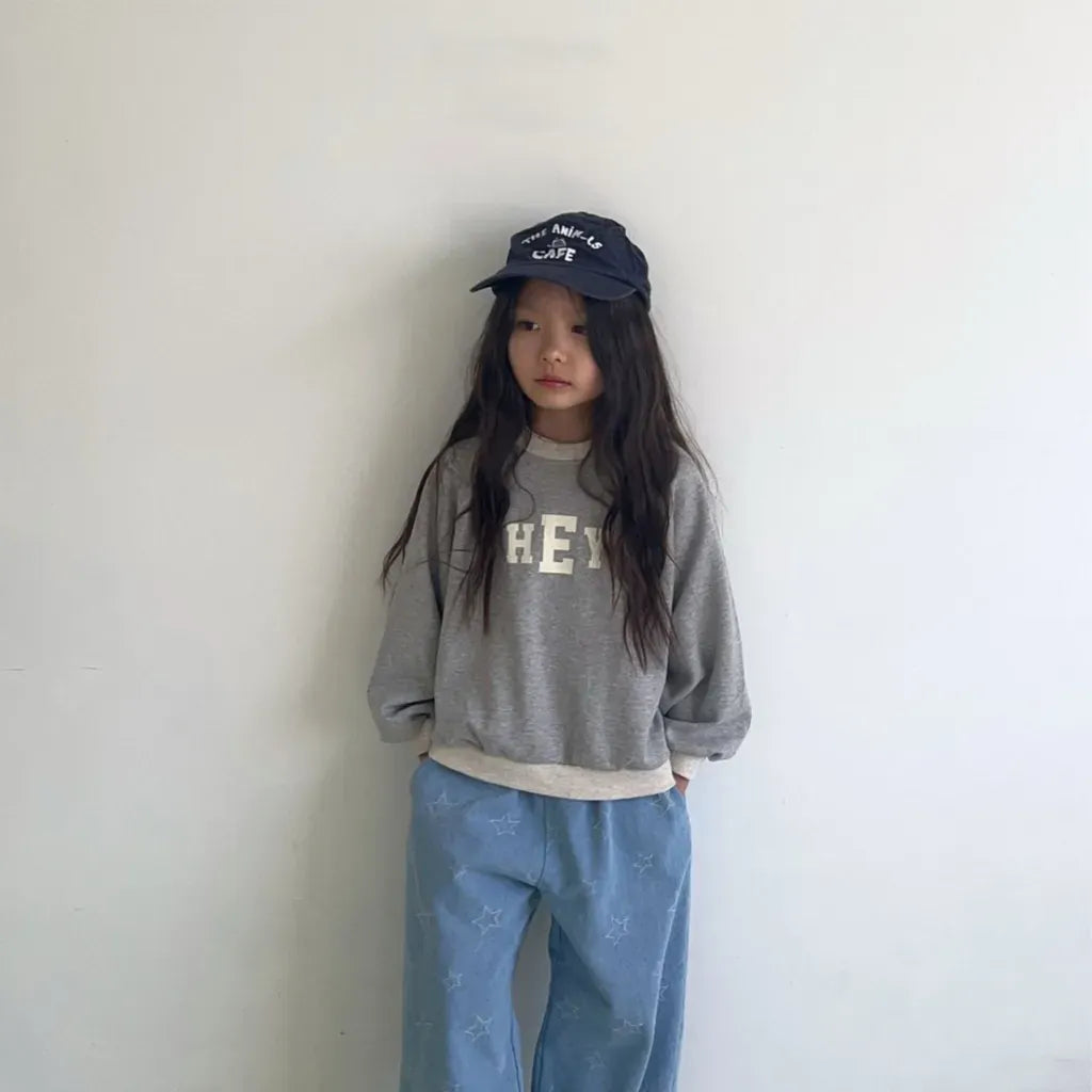 トレーナー・フーディ ロゴプリントクルーネックスウェットトレーナー【mh0011109】