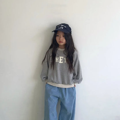 トレーナー・フーディ ロゴプリントクルーネックスウェットトレーナー【mh0011109】