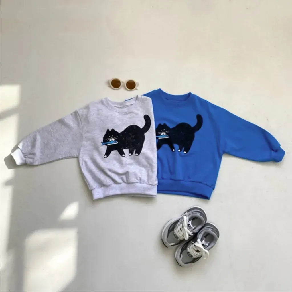 トレーナー・フーディ アニマルキャット猫スウェットシャツ【mh0011114】