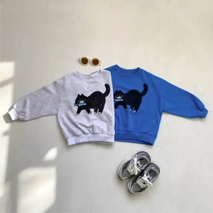 トレーナー・フーディ アニマルキャット猫スウェットシャツ【mh0011114】