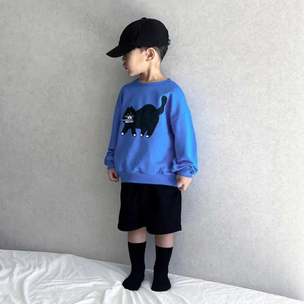 トレーナー・フーディ アニマルキャット猫スウェットシャツ【mh0011114】