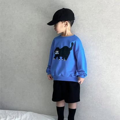 トレーナー・フーディ アニマルキャット猫スウェットシャツ【mh0011114】