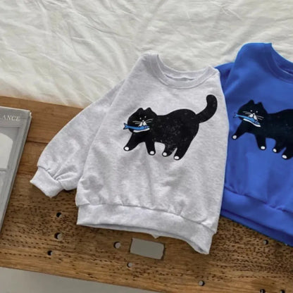 トレーナー・フーディ アニマルキャット猫スウェットシャツ【mh0011114】