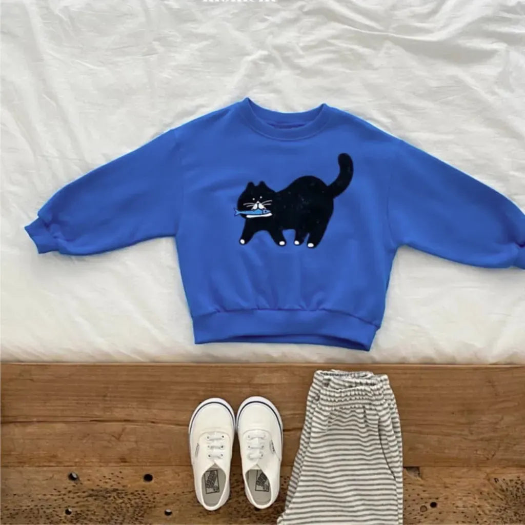 トレーナー・フーディ アニマルキャット猫スウェットシャツ【mh0011114】