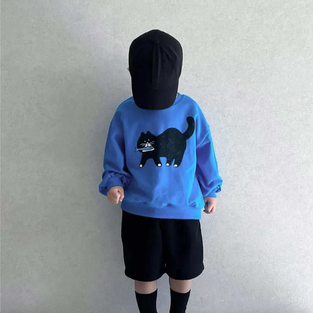トレーナー・フーディ アニマルキャット猫スウェットシャツ【mh0011114】