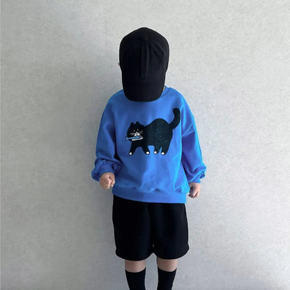 トレーナー・フーディ アニマルキャット猫スウェットシャツ【mh0011114】