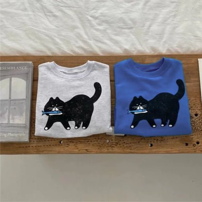 トレーナー・フーディ アニマルキャット猫スウェットシャツ【mh0011114】