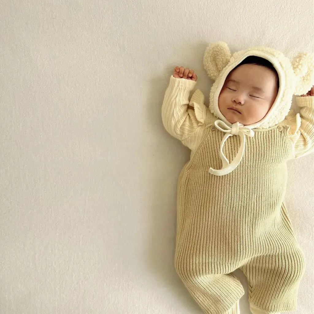 サロペットパンツ・サスペンダーパンツ ニットオーバーオールサロペット【mh0011125】