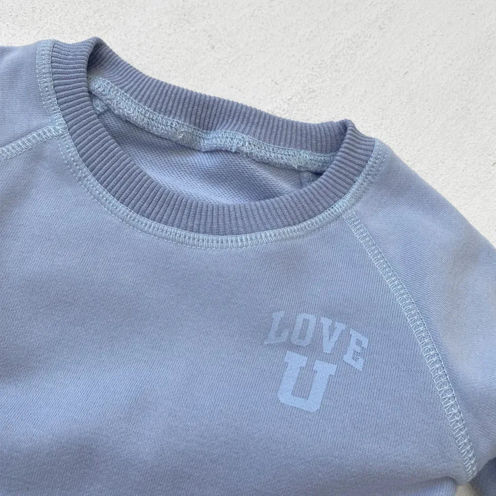 長袖ロンパース カンガルーポケットロゴプリントロンパース【mh0011126】