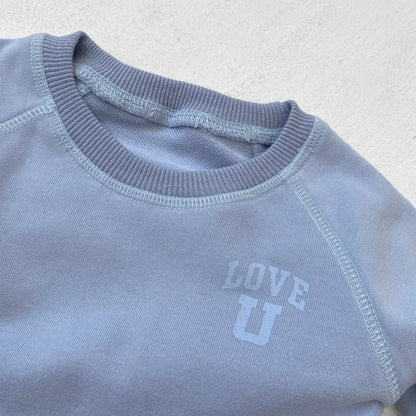 長袖ロンパース カンガルーポケットロゴプリントロンパース【mh0011126】