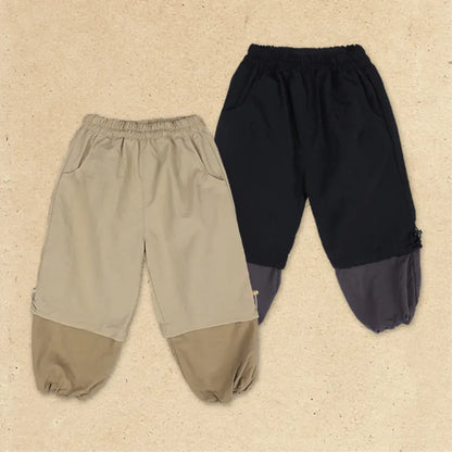 ロングパンツ・スウェットパンツ バイカラードロストカーゴパンツ【mh0011129】