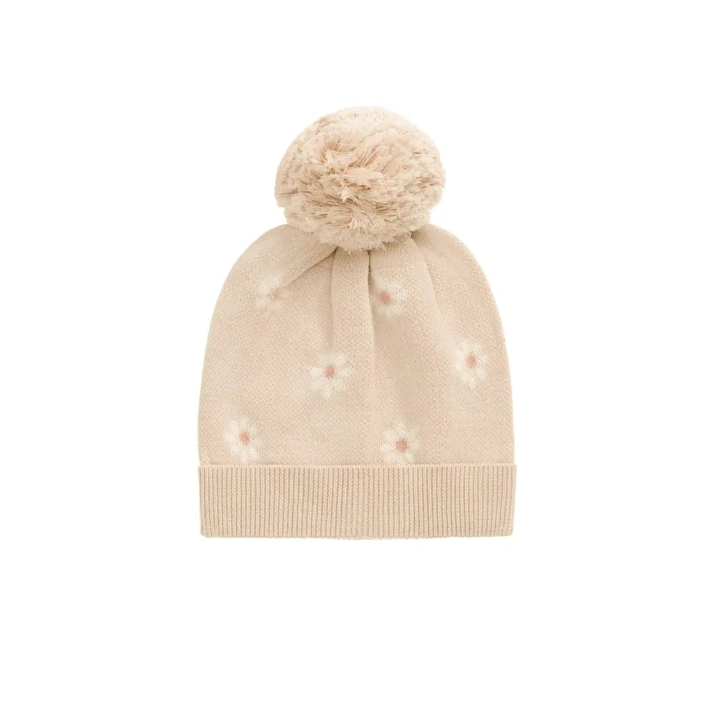 ノースリーブジャンプスーツ デイジーニットノースリーブロンパース+ニット帽セット 【mh0011130】