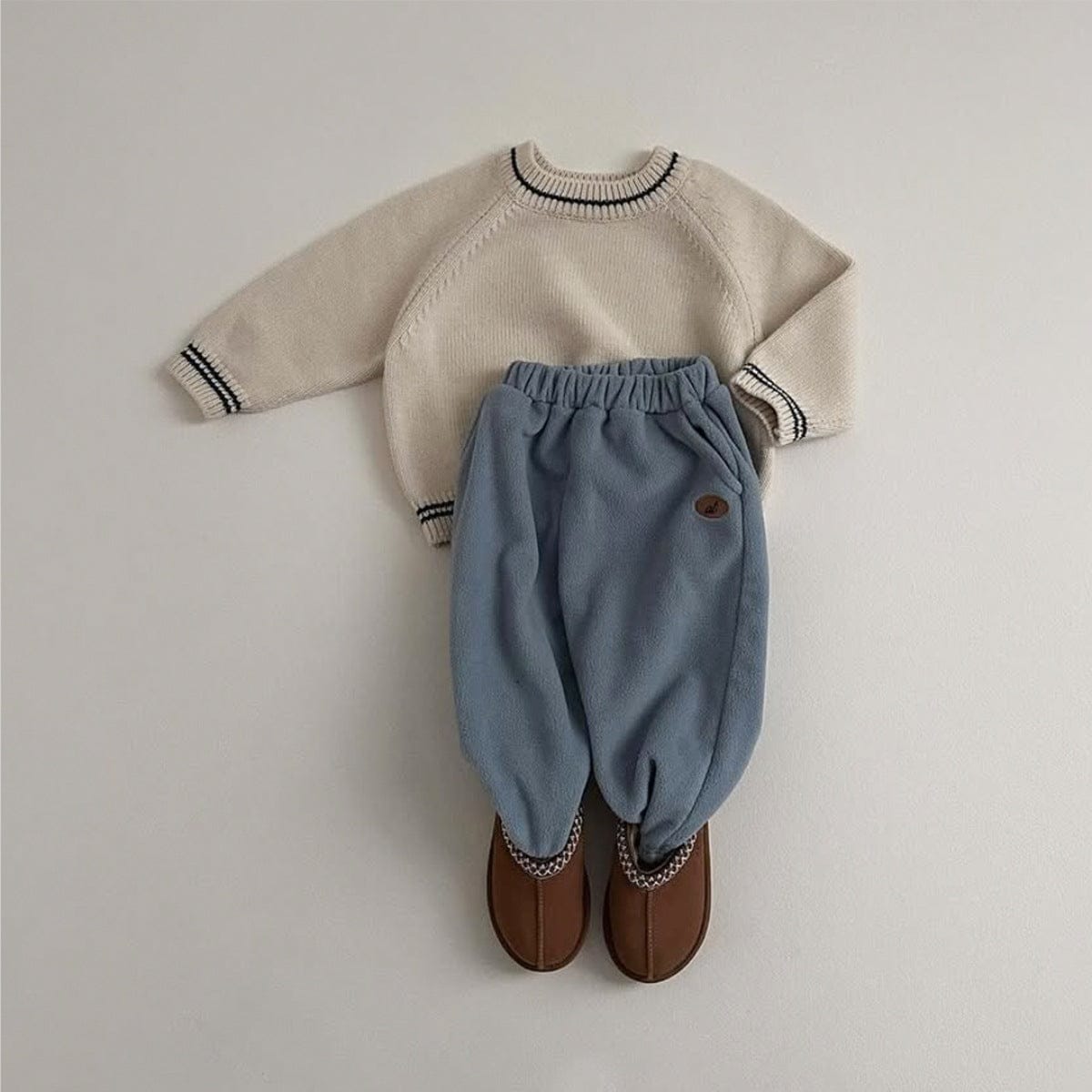 ロングパンツ・スウェットパンツ ジョガーパンツ 裏起毛フリース素材 刺繍ワッペン ハーレム長ズボン【mh0011365】