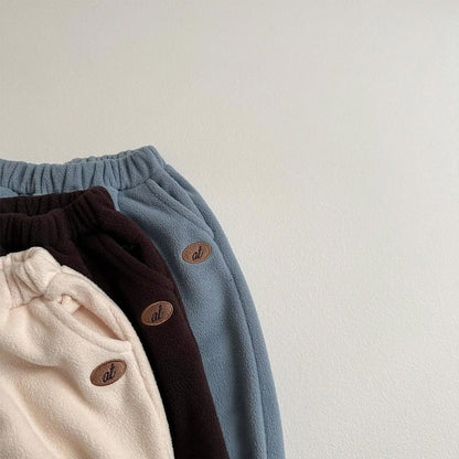 ロングパンツ・スウェットパンツ ジョガーパンツ 裏起毛フリース素材 刺繍ワッペン ハーレム長ズボン【mh0011365】